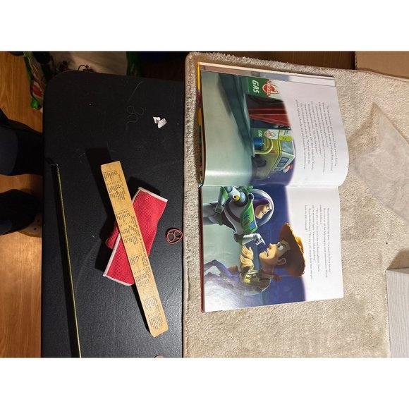 Disney Pixar Toy Story Read-Along Storybook & CD Rootin-Tootin Tales 3 Stories - Picture 7 of 9